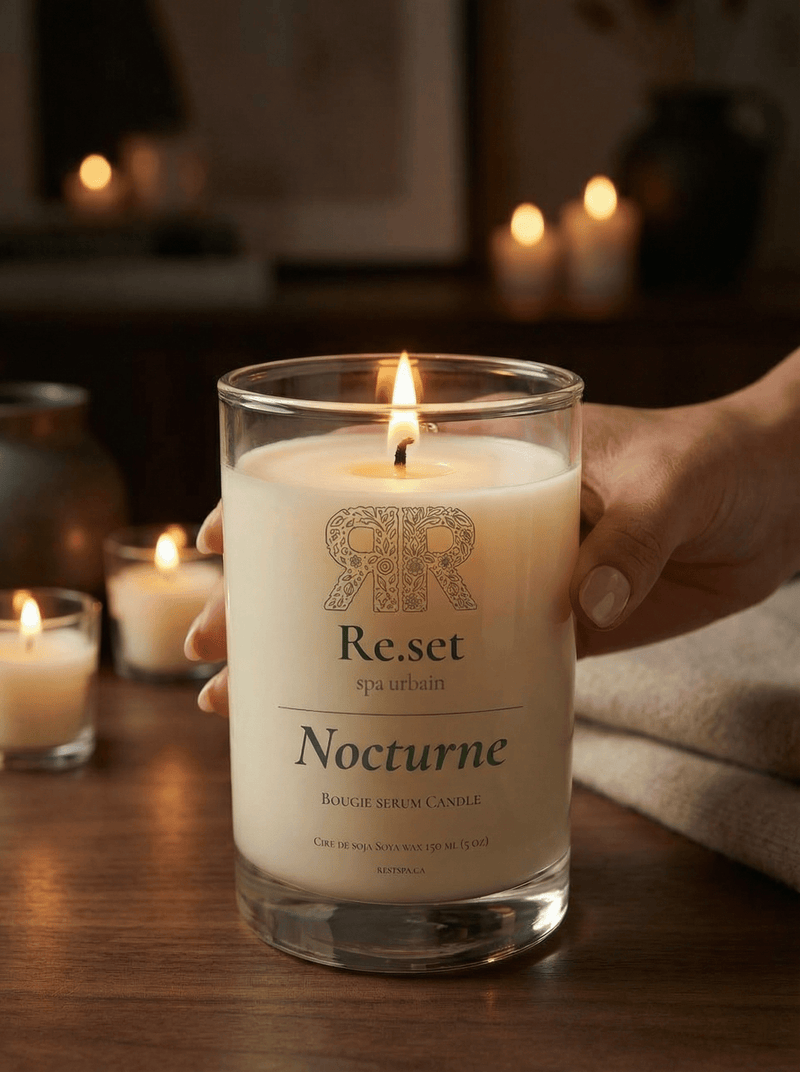 Bougie - sérum Nocturne - Re.set Spa urbain - 