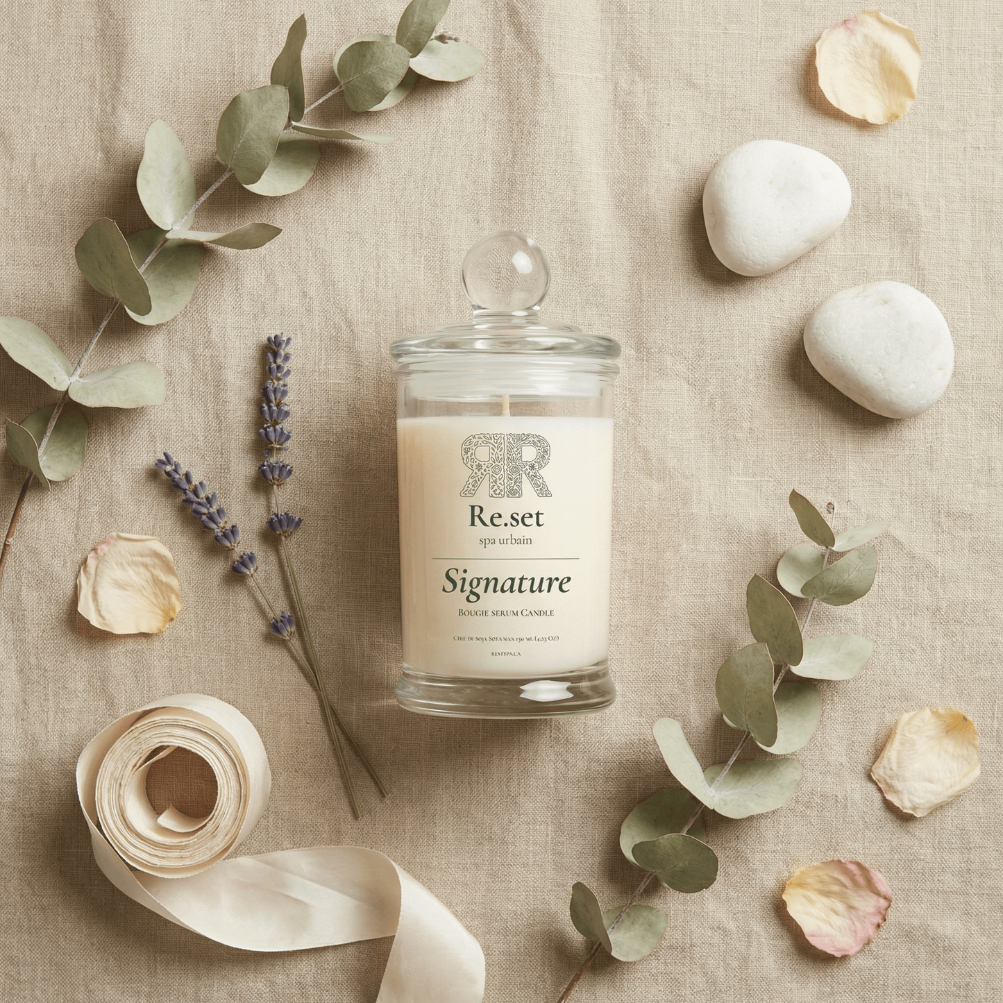 Bougie sérum - Re.set Spa urbain - Soins